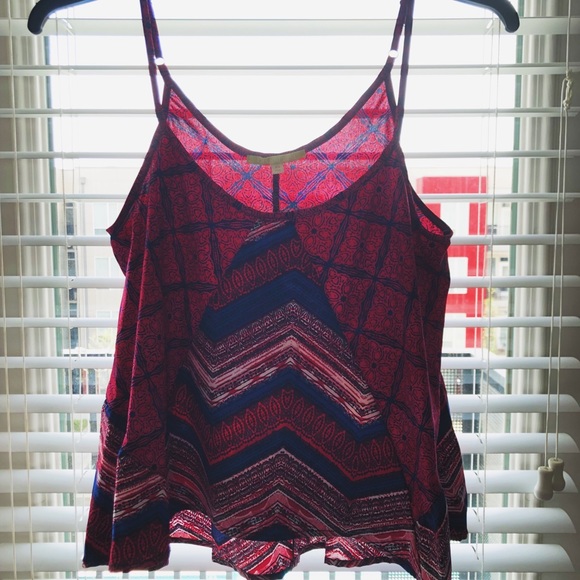 Gianni Bini Pink Fun Tank - Picture 1 of 2